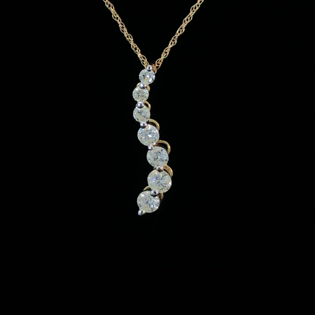 134238 - .50 ctw diamond pendant