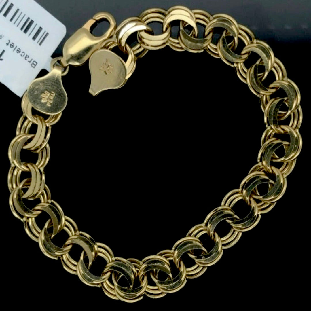 160329 - 7 mm link bracelet