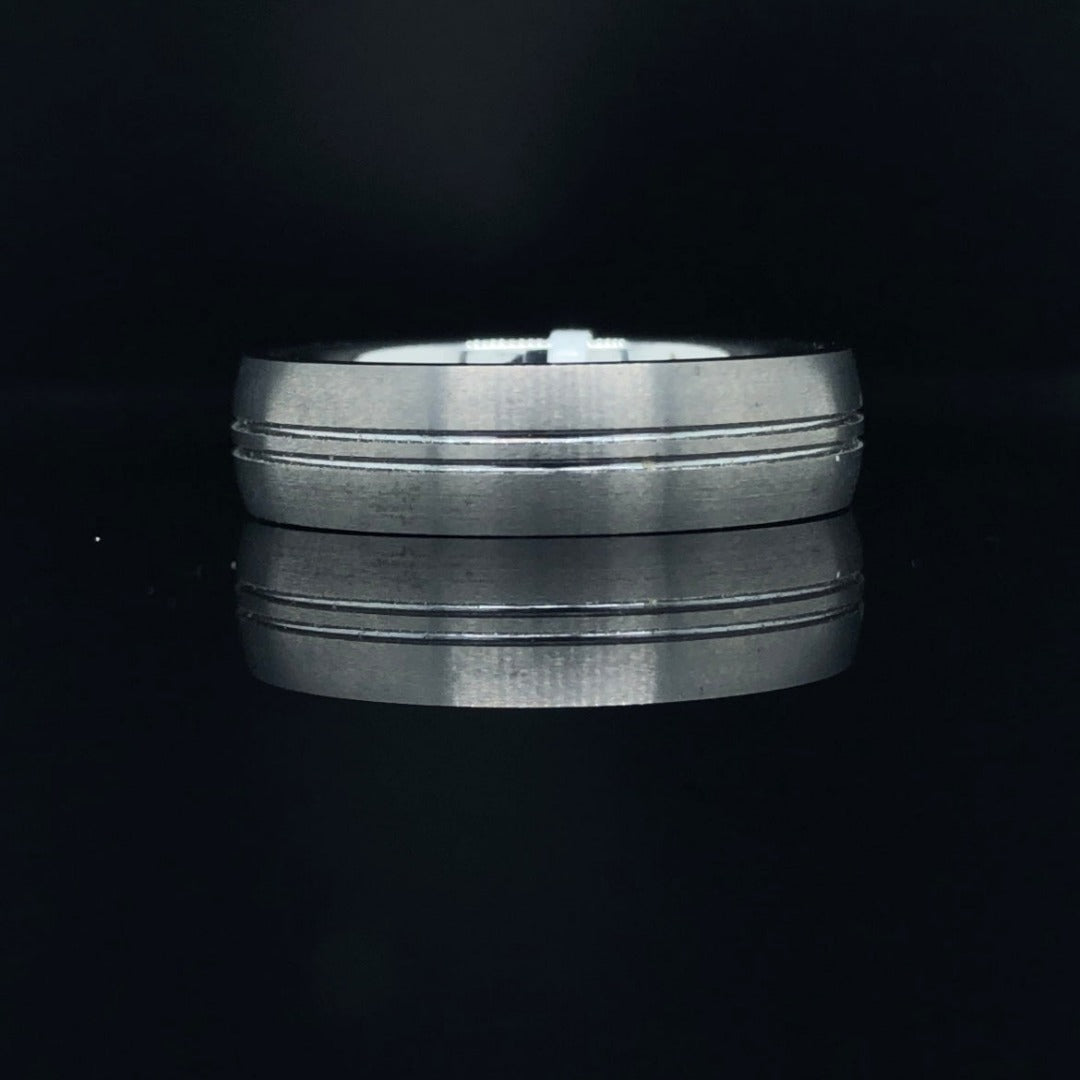 Tungsten wedding band