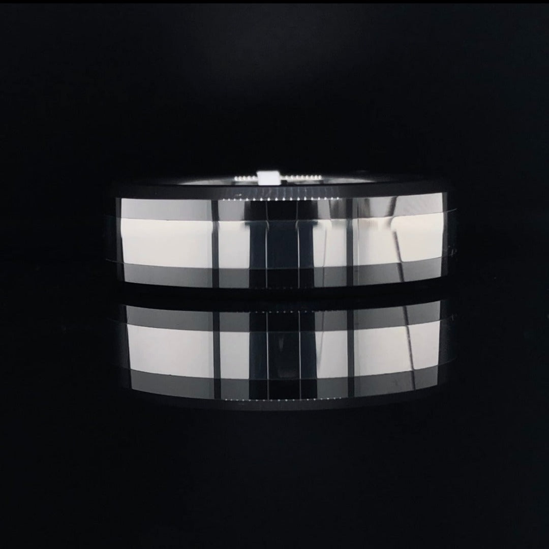 7 mm ceramic/tungsten band