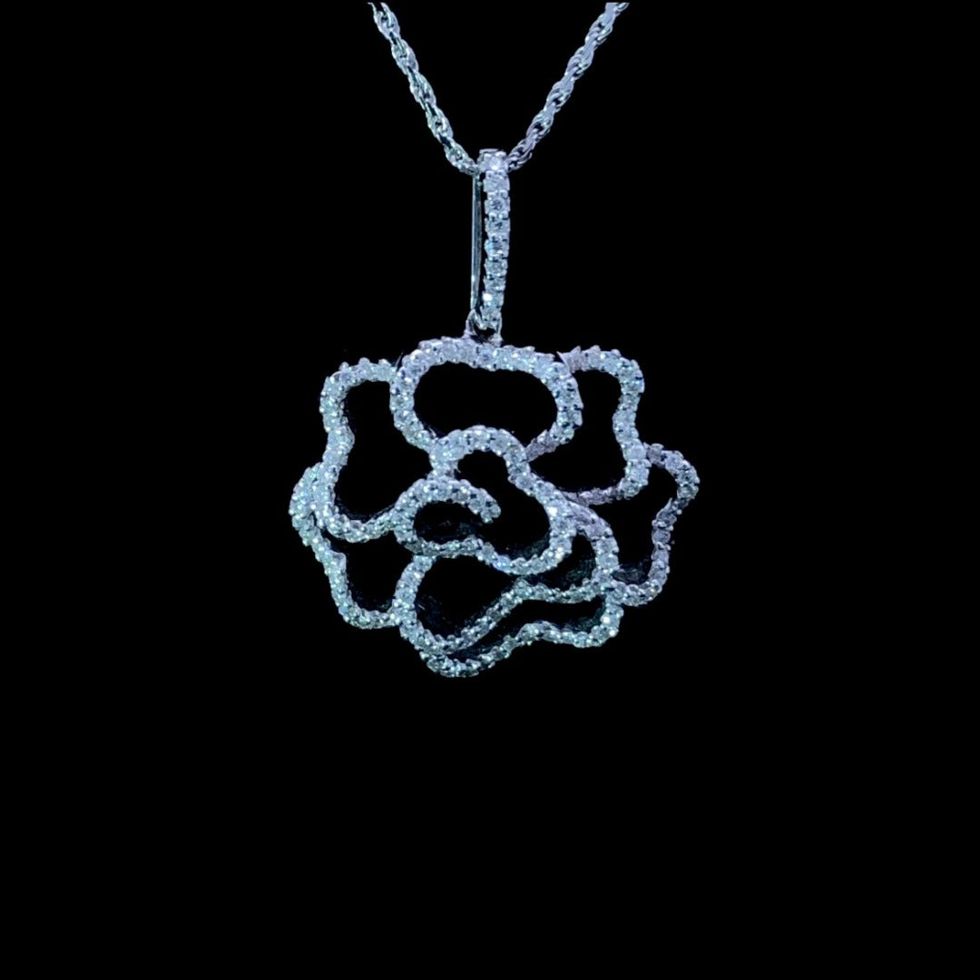 143923 - .61 ctw diamond pendant