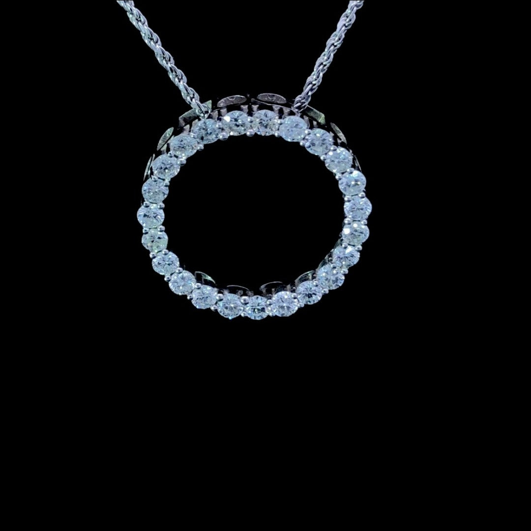 144834 - 1.03 ctw diamond pendant