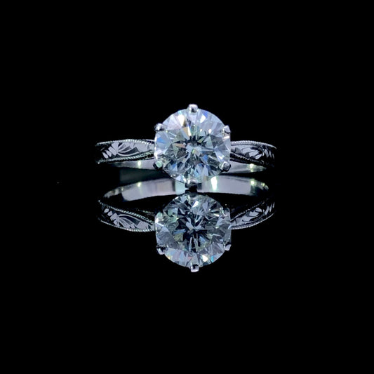 161334 - 1.51 ctw diamond ring