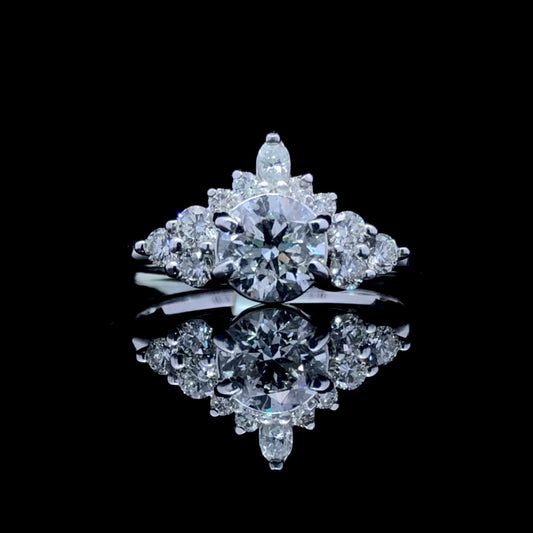 158578 - 1.43 ctw diamond ring