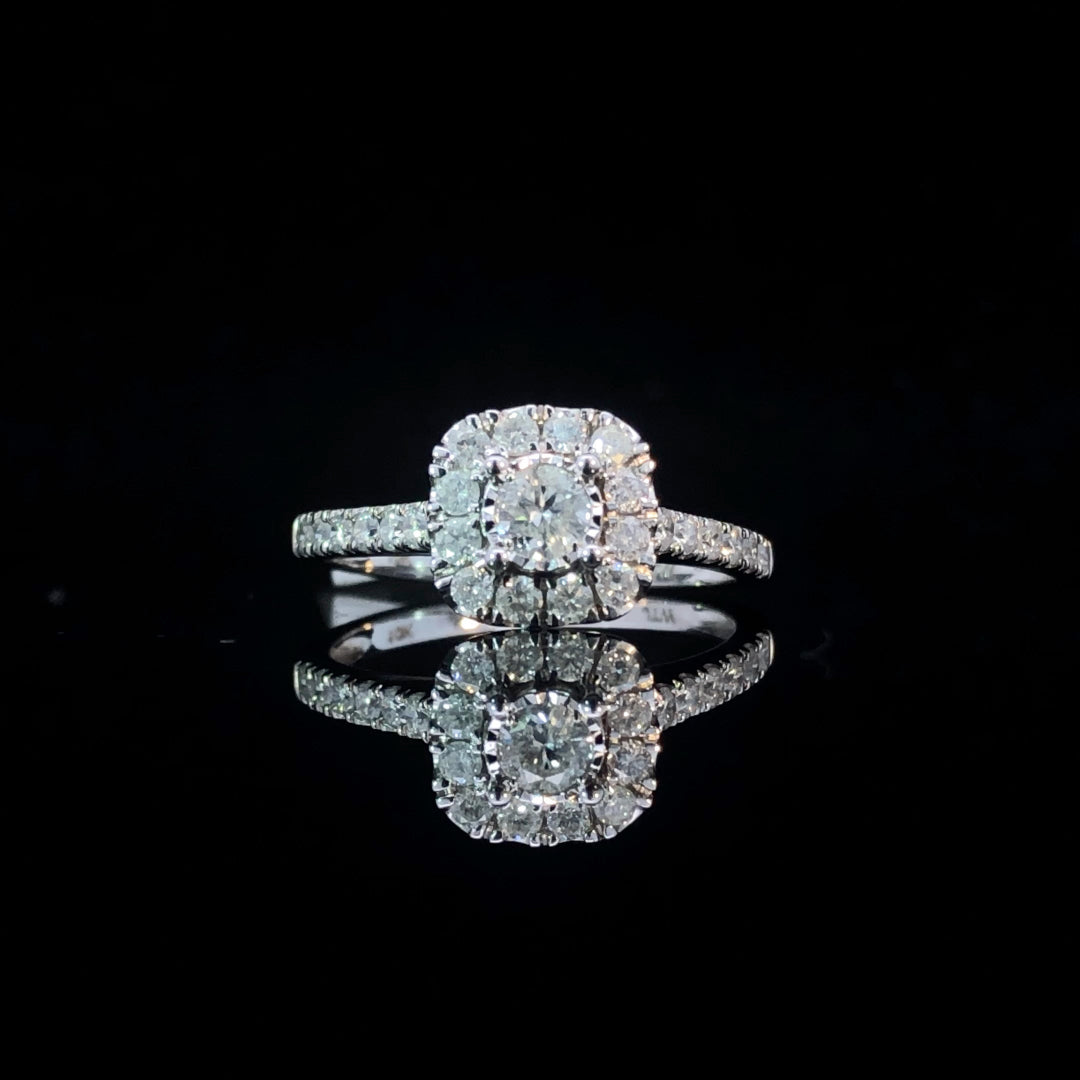 165109 - .65 ctw diamond engagement ring