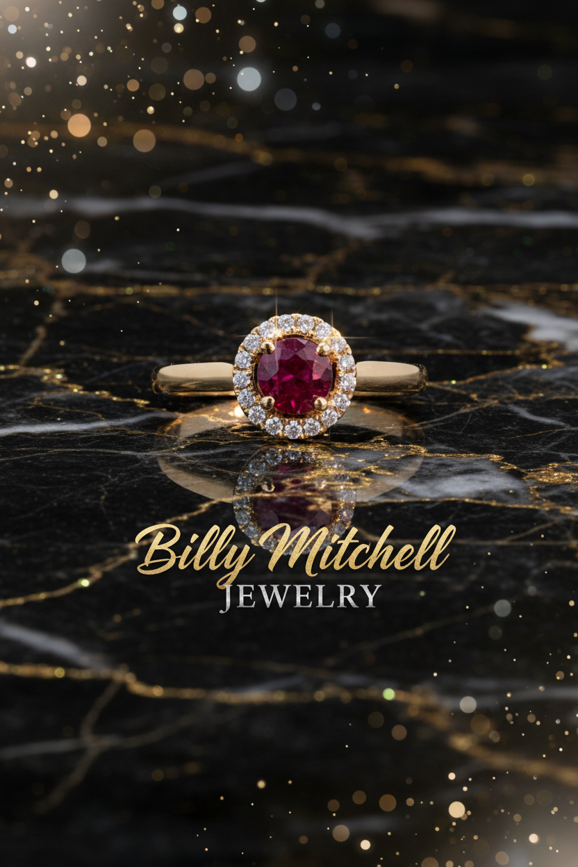 167191 - .54 ctw ruby and diamond ring