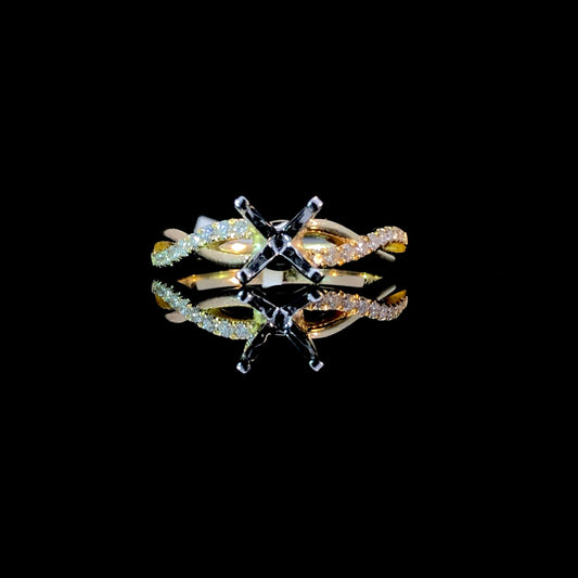 164877 - .15 ctw diamond semi mount