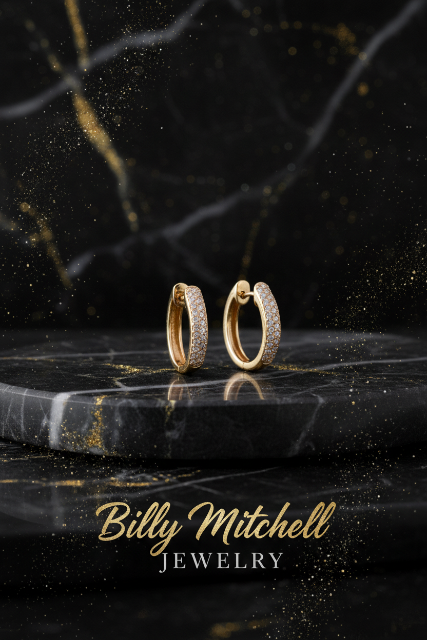 165390 - .50 ctw diamond hoops
