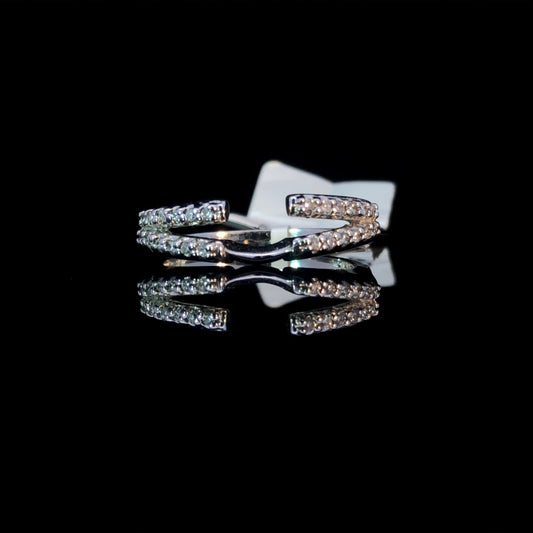 133574 - .19 ctw diamond ring wrap