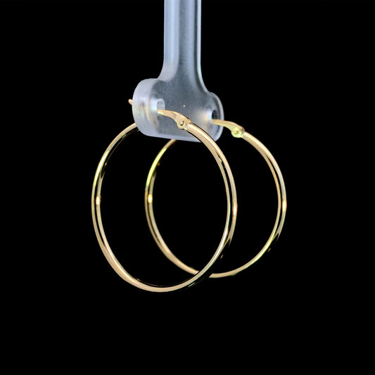 166548 - gold hoop earrings