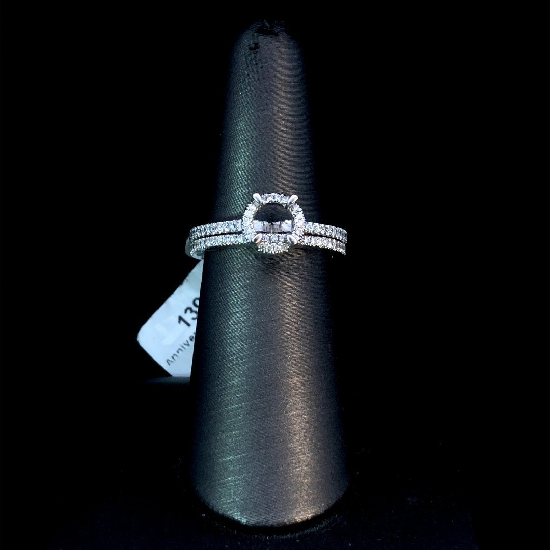 139686 - .17 ctw diamond semi mount