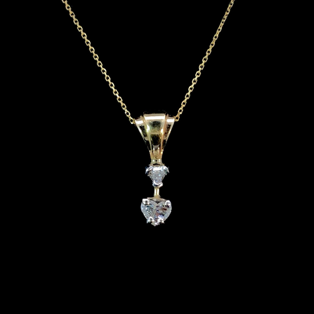 126968 - .18 ctw diamond pendant