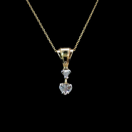 126968 - .18 ctw diamond pendant