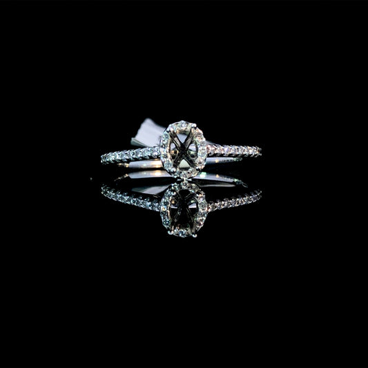 147316 - .26 ctw diamond semi mount