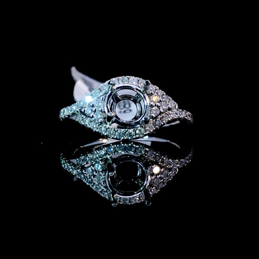 155589 - .50 ctw diamond semi mount