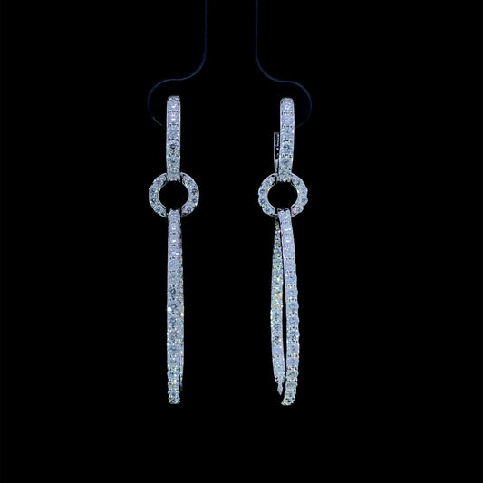 164285 - 2.00 ctw diamond earrings