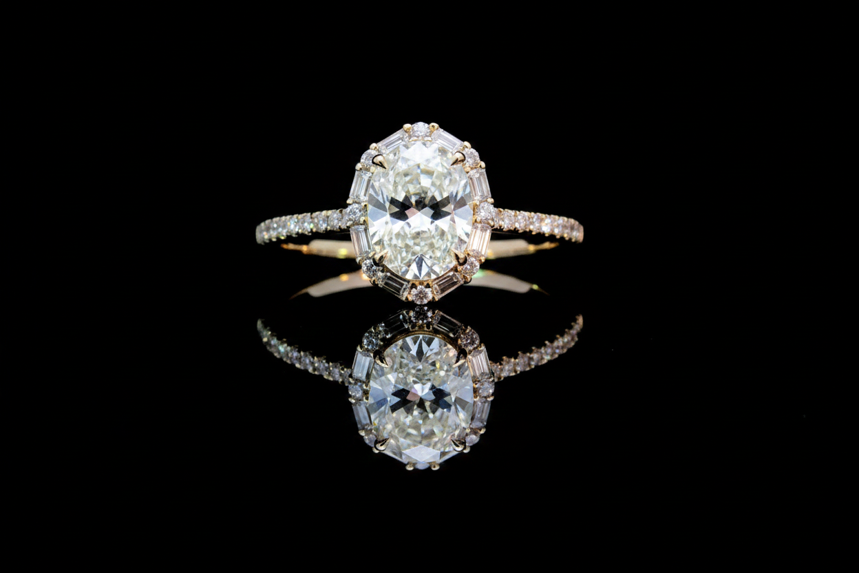 167016 - .32 ctw diamond semi mount