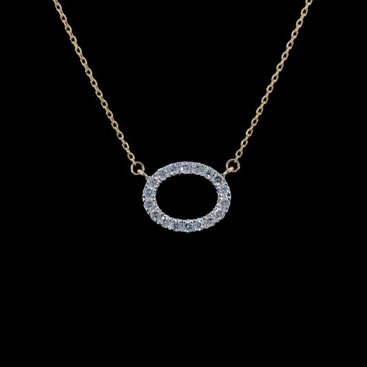 166533 - .25ctw diamond necklace