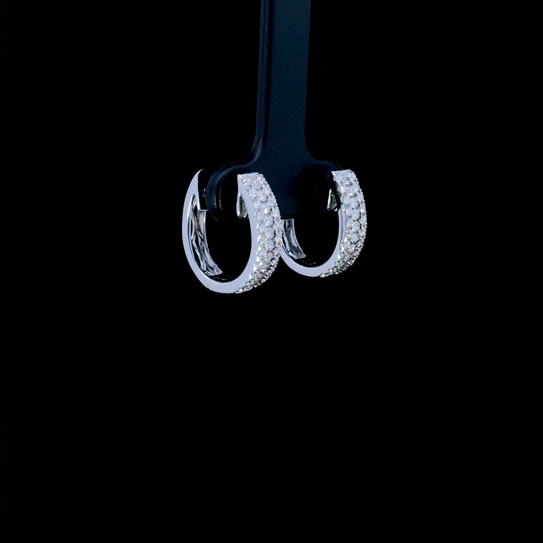 164241 - .75 ctw diamond earrings