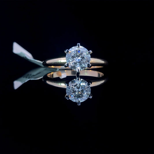 160145 - 1.01 ct diamond ring