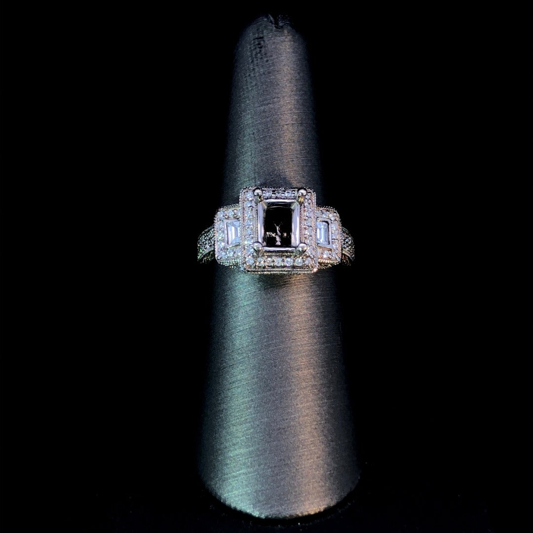 .50 ctw diamond semi mount