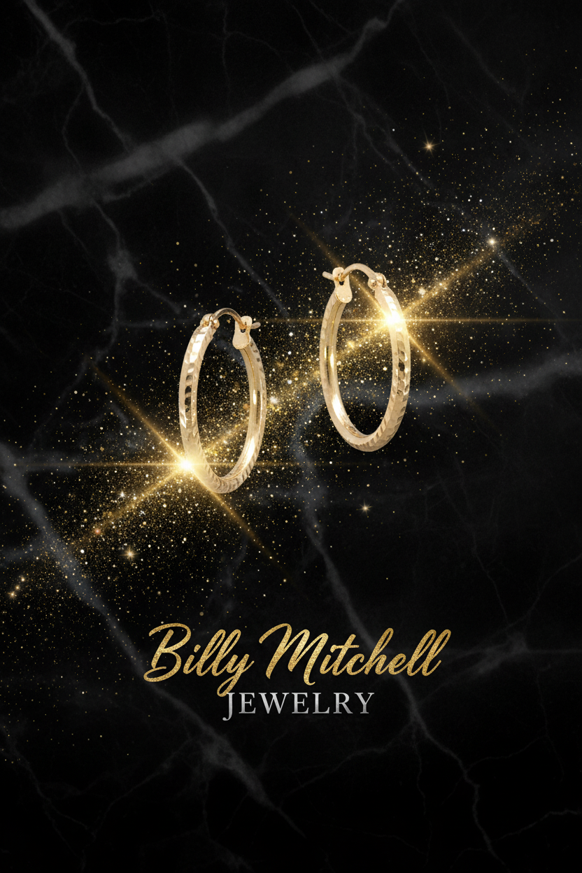 167123 - gold earrings