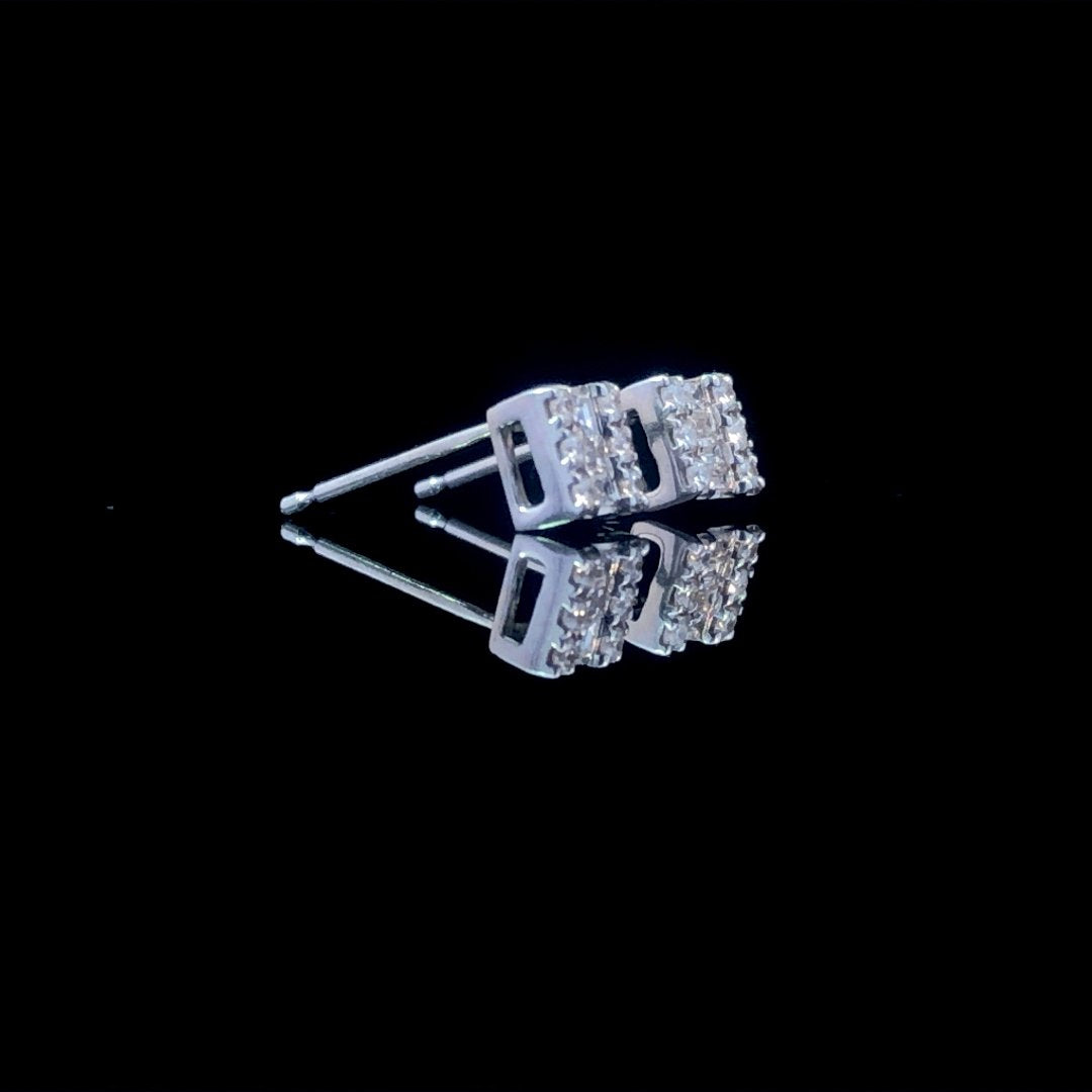 163834 - .10 ctw diamond earrings