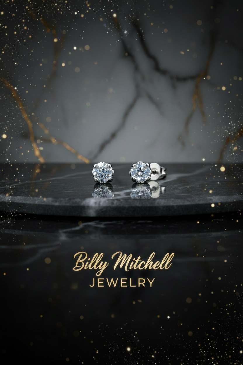 167497 - .39 ctw diamond studs