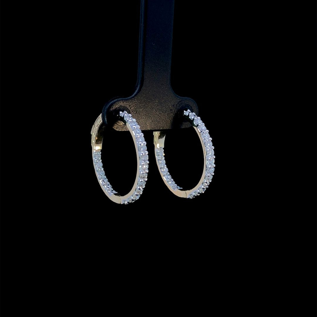164155 - 1.00 ctw diamond earrings
