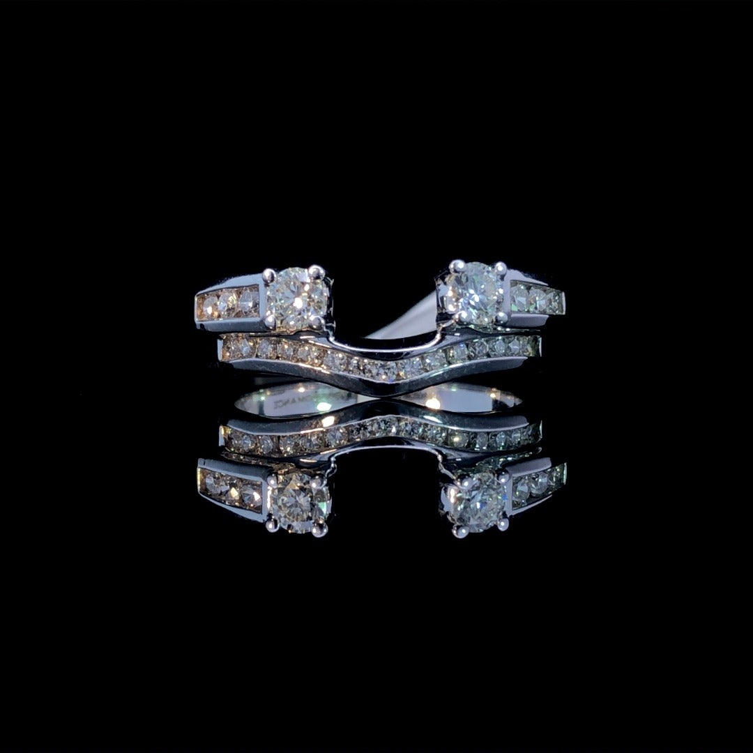 161096 - .75 ctw diamond ring wrap