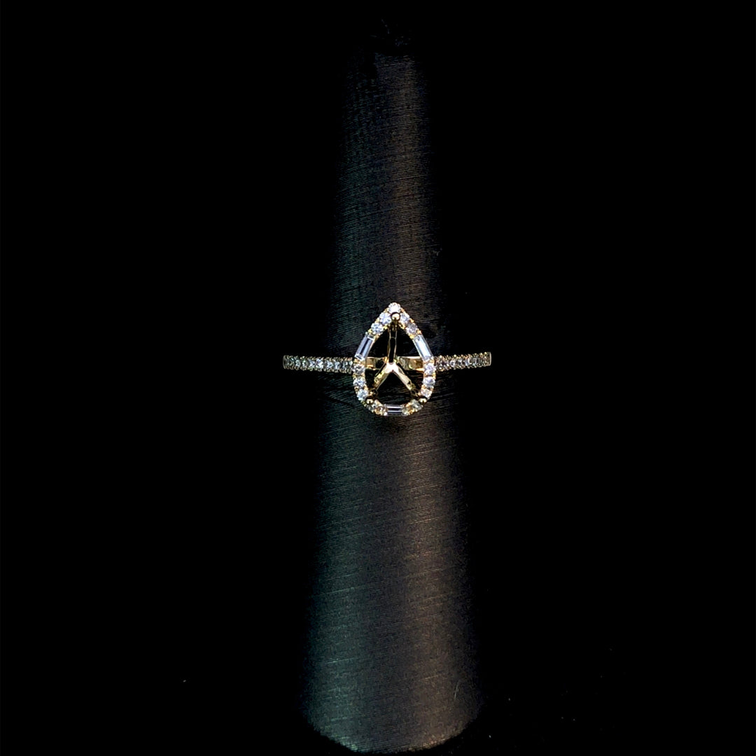 166346 - .24ctw diamond semi mount
