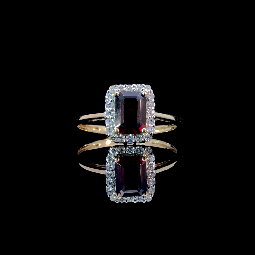 166536 - 1.00ctw garnet ring
