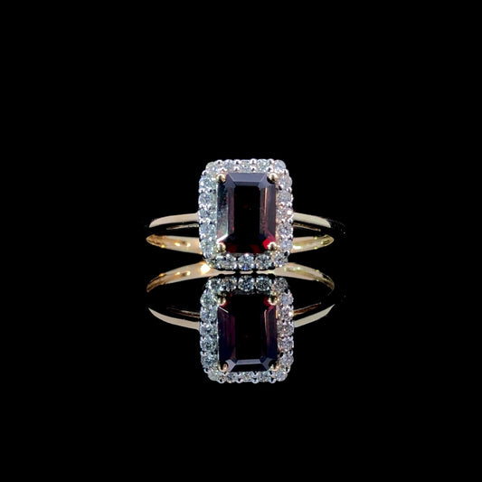 166536 - 1.00ctw garnet ring