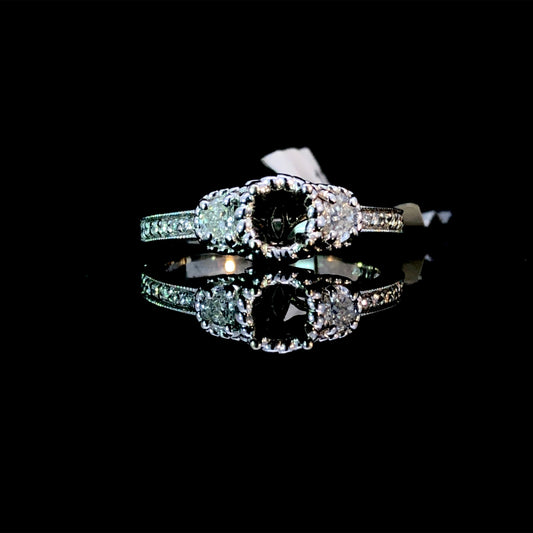 136523 - .39 ctw diamond semi mount