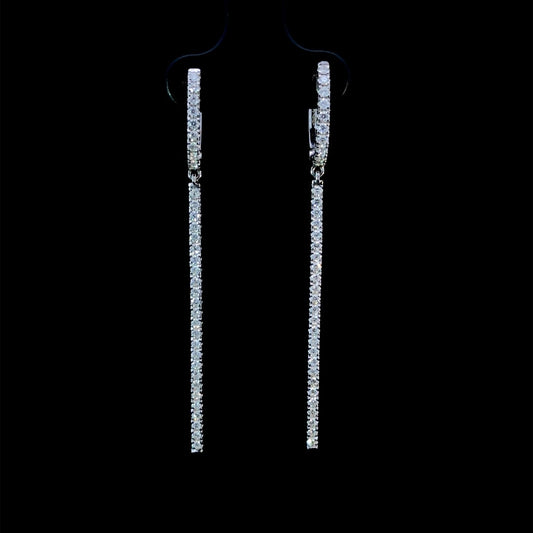 164243 - .69 ctw diamond earrings