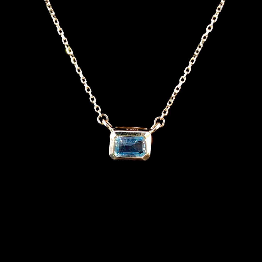 166557 - .50ctw topaz necklace