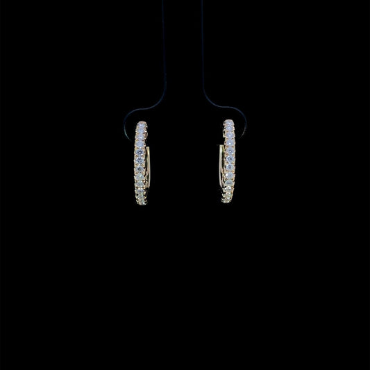 164246 - .40 ctw diamond earrings