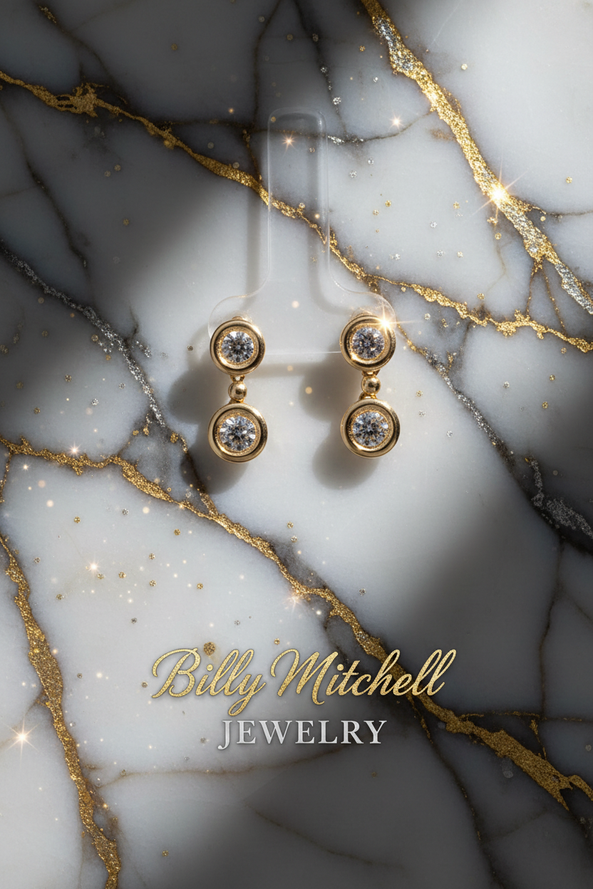 166807 - 1.36 ctw diamond earrings