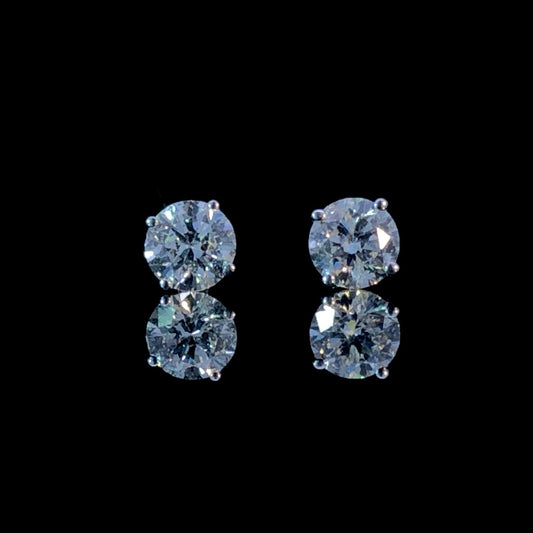 .60 ctw diamond studs