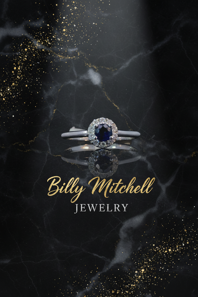 154145 - .39 ctw sapphire and diamond ring