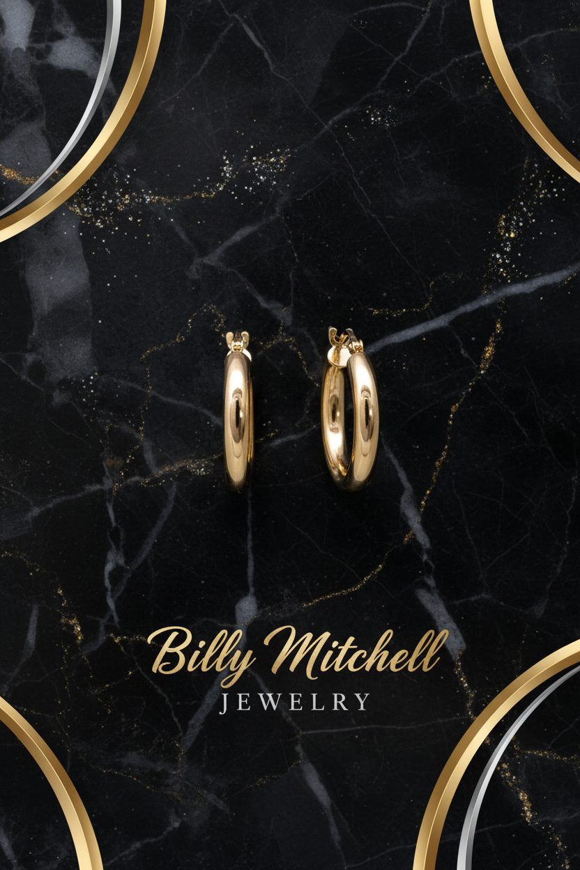 167464 - Gold hoops