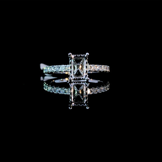 164868 - .40 ctw diamond semi mount