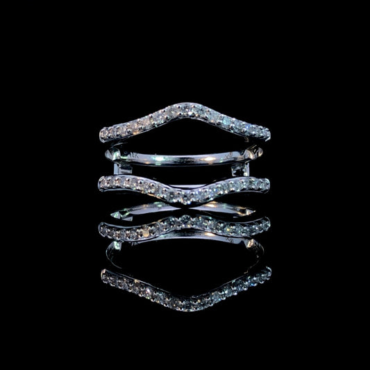 163384 - .33 ctw diamond ring guard