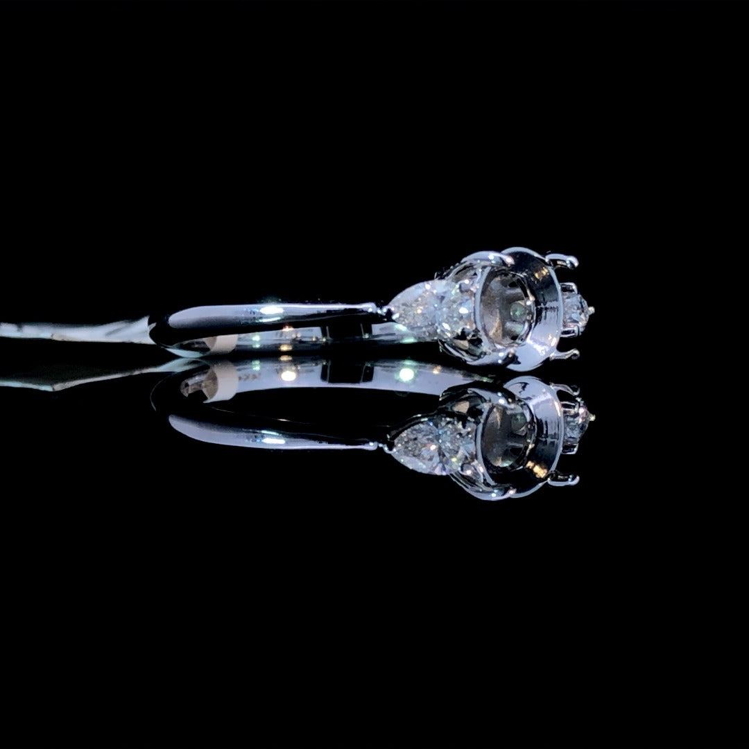 162532 - .24 ctw diamond semi mount