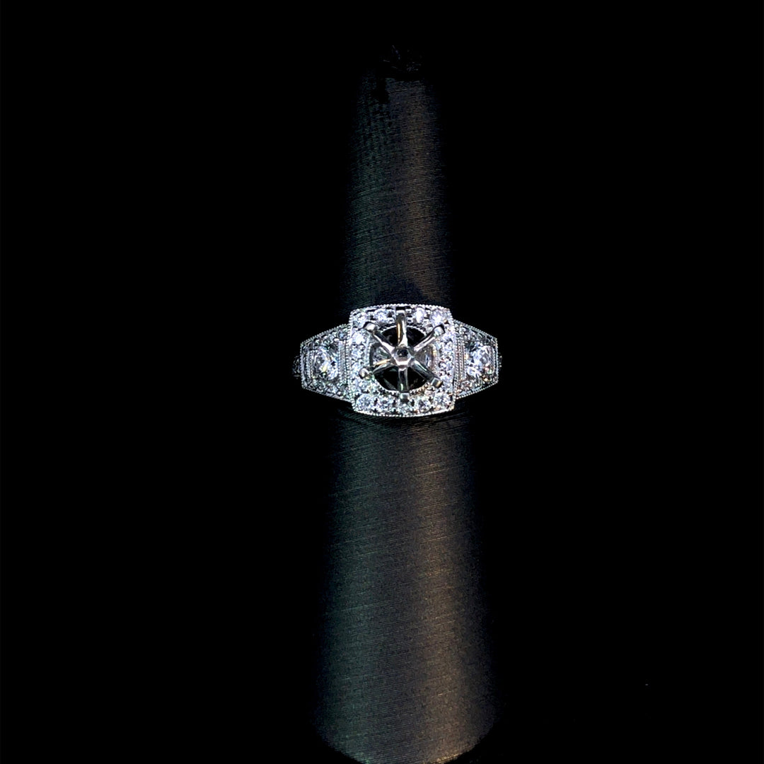 144616 - 1.30 ctw diamond semi mount