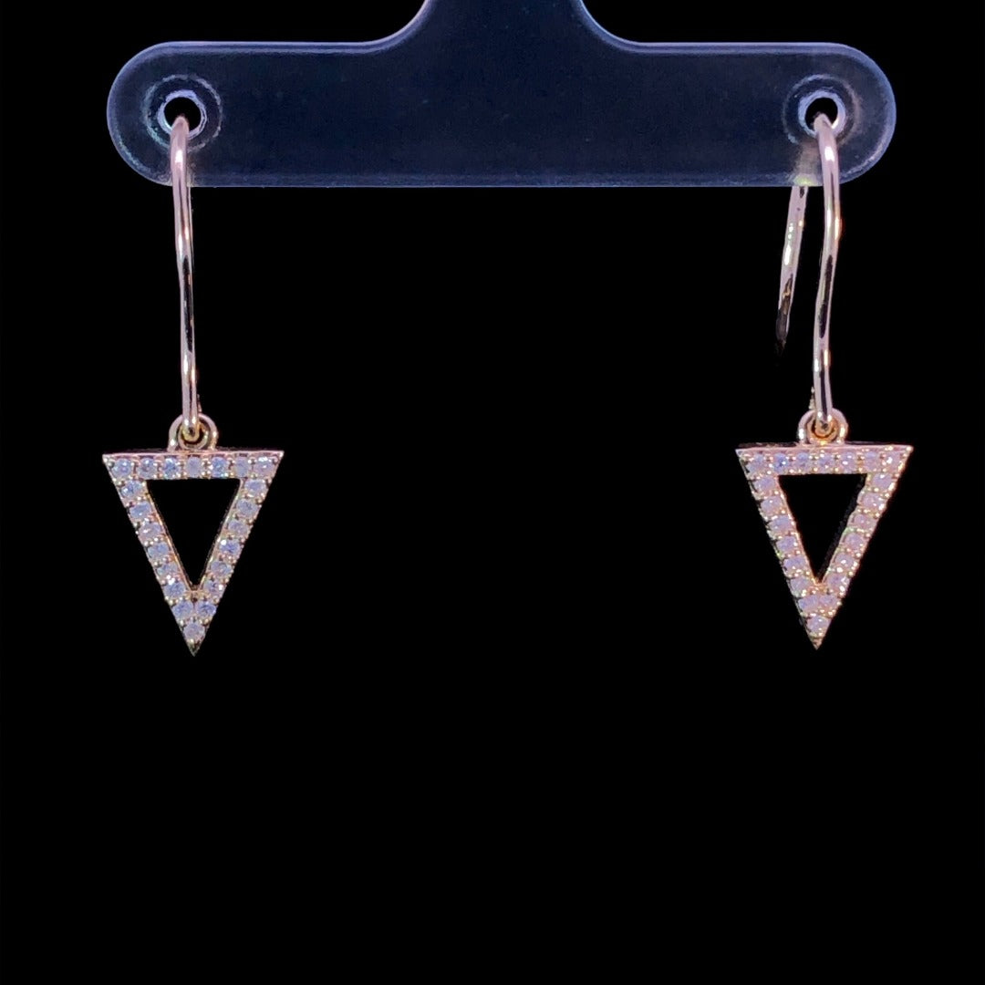 .40 ctw diamond earrings