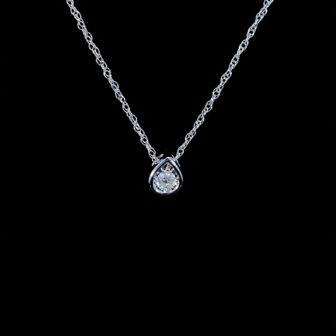 163288 - .10 ctw diamond necklace