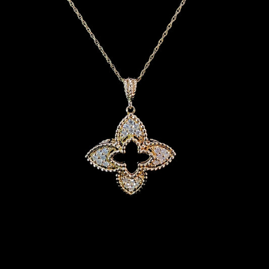 165021 - .22 ctw diamond pendant