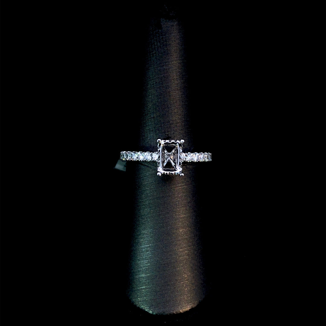 164868 - .40 ctw diamond semi mount