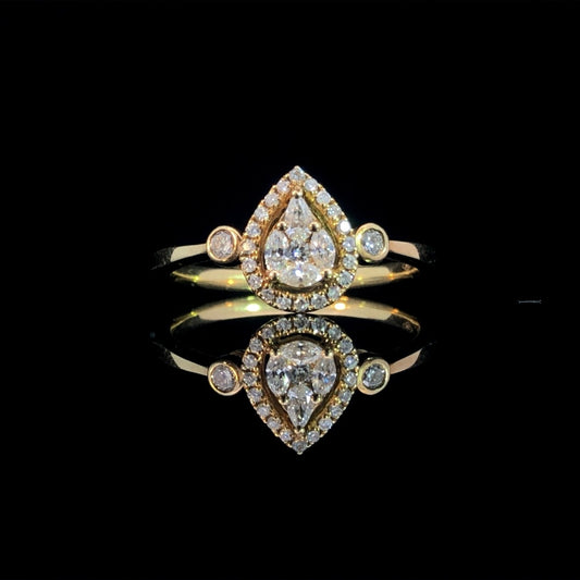 163293 - .32 ctw diamond ring